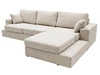 Ecksofa L-Form fürs Wohnzimmer Nesto Rechts Beige