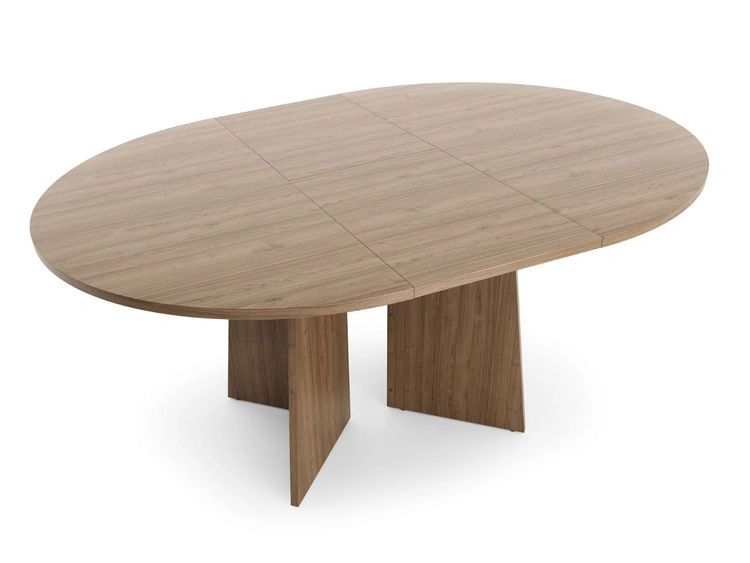 Ausziehbarer Tisch Arelis in Royal-Nussbaum