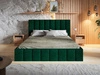 Polsterbett mit Bettkasten und Lattenrost 120x200 Siena Grün