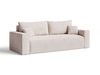 Schlafsofa mit Bettfunktion und Bettkasten Sivra Beige
