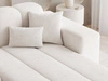 Ecksofa L-Form Rechts Nork Creme