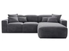Ecksofa L-Form Rechts Moderne Ecksofa Leni Dunkelgrau