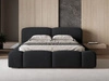 Polsterbett mit Bettkasten und Lattenrost 160x200 Aubi Schwarz