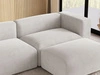 Ecksofa L-Form Rechts Moderne Cord Ecksofa Landi Hellbeige