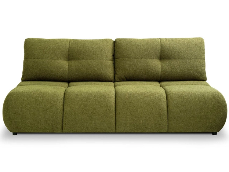 Schlafsofa mit Bettfunktion und Bettkasten Milet Grün