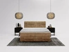 Boxspringbett mit Bettkasten 120x200 Forte Beige