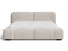 Polsterbett mit Bettkasten und Lattenrost 160x200 Aubi Beige