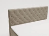 Boxspringbett mit Bettkasten 160x200 Lunaris Hellbraun