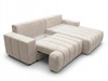 Ecksofa L-Form Rechts mit Schlaffunktion und Bettkasten Caleo Beige