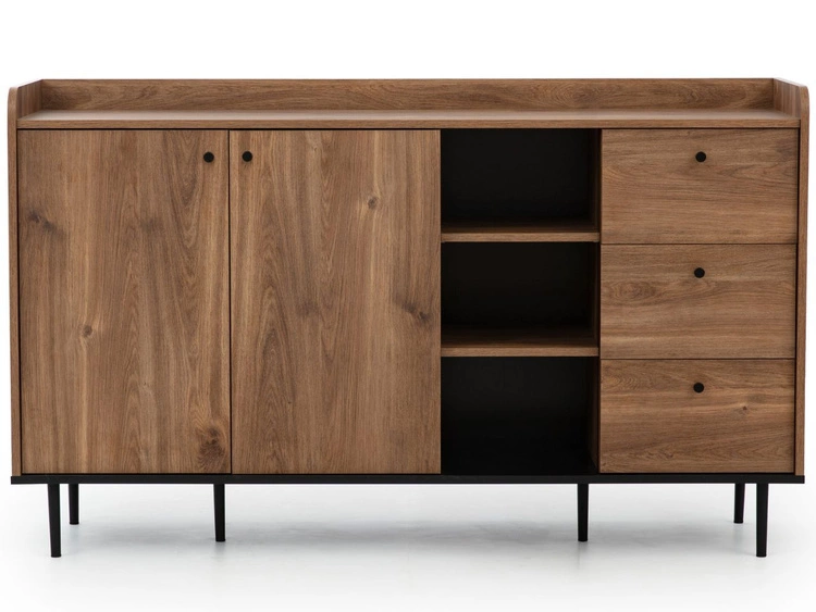 Kommode mit Türen und Schubladen Vasa Braun