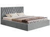 Polsterbett mit Bettkasten und Lattenrost 120x200 Andri Grau