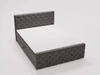 Boxspringbett mit Bettkasten 180x200 Montego Anthrazit