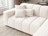 Ecksofa L-Form Rechts Nork Creme
