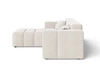 Ecksofa L-Form Links Moderne Ecksofa Loopo Creme