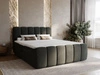 Boxspringbett mit Bettkasten 180x200 Cloud Dunkelgrau
