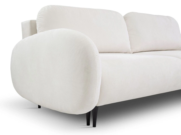 Schlafsofa mit Bettfunktion und Bettkasten Alta Hellbeige