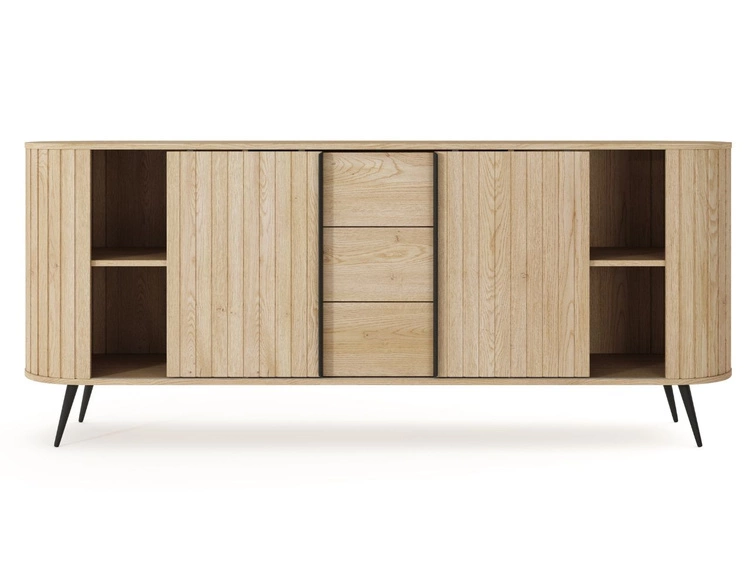 Schiebetüren-Kommode 200 cm Passione Eiche Cremona