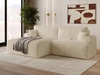 Ecksofa L-Form mit Schlaffunktion und Bettkasten Serene Links Beige