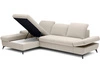Ecksofa L-Form Links mit Schlaffunktion und Bettkasten Hannover Creme