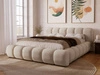 Polsterbett mit Bettkasten und Lattenrost 160x200 Doria Beige