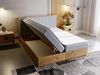 Boxspringbett mit Bettkasten 140x200 Forest Hellgrau