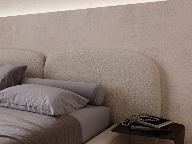 Polsterbett mit Bettkasten und Lattenrost 120x200 Palermo Beige