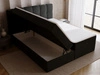 Boxspringbett mit Bettkasten 160x200 Maison Dunkelgrau