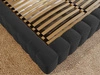 Polsterbett mit Bettkasten und Lattenrost 180x200 Rotto Schwarz