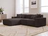 Ecksofa L-Form Links Moderne Ecksofa Leni Schwarz