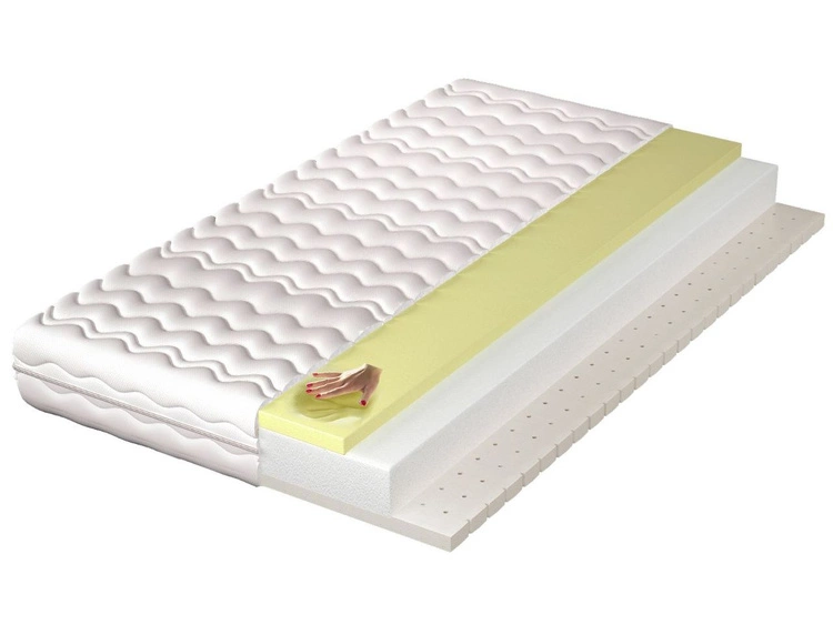 Schaumstoffmatratze mit Memory-Schaum und Latex Tenso 160x200
