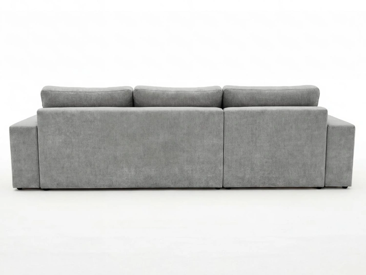 Ecksofa L-Form fürs Wohnzimmer Nesto Links Grau