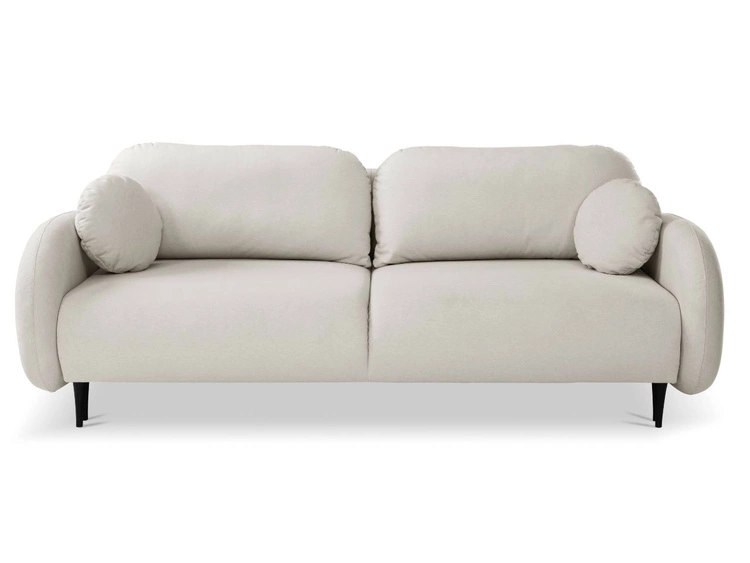 Schlafsofa mit Bettfunktion und Bettkasten Alta Hellgrau