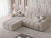 Ecksofa L-Form Links Nork Beige
