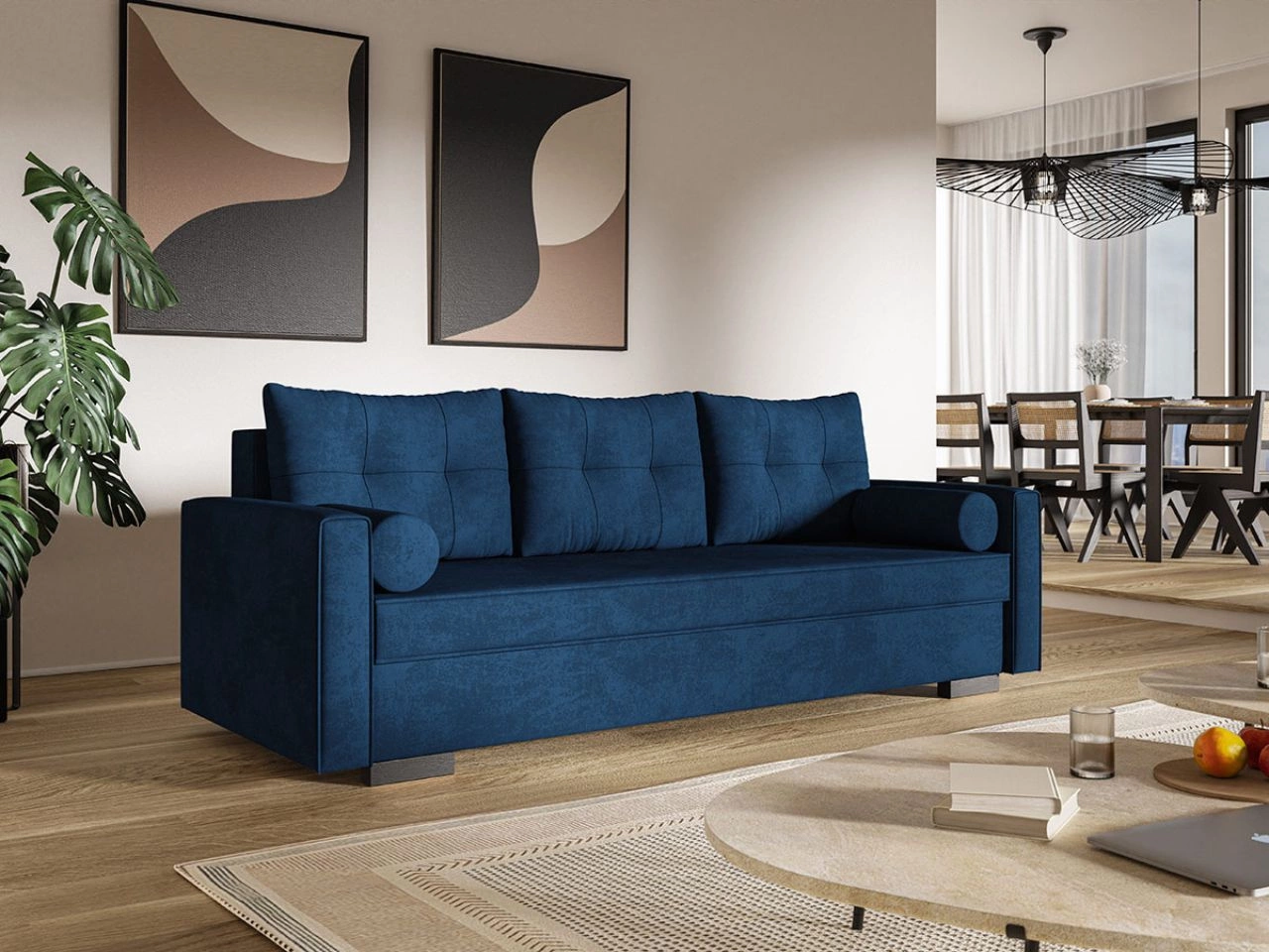 Schlafsofa Pori Dunkelblau