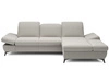Ecksofa L-Form Rechts mit Schlaffunktion und Bettkasten Hannover Beige