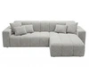 Ecksofa L-Form Rechts Nork Grau