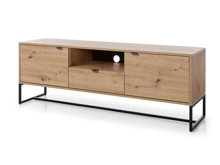 TV-Lowboard mit Schublade und Türen Anime Eiche Artisan