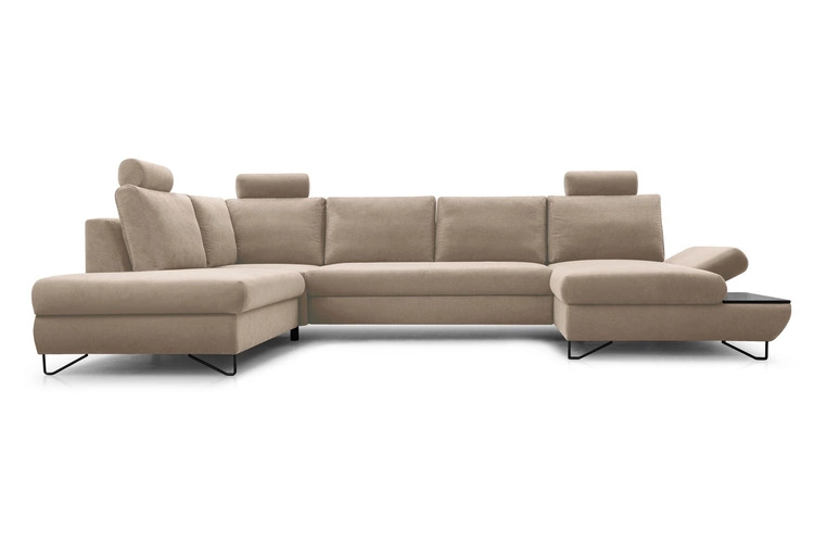 Ecksofa mit Schlaffunktion lexys U Links Beige