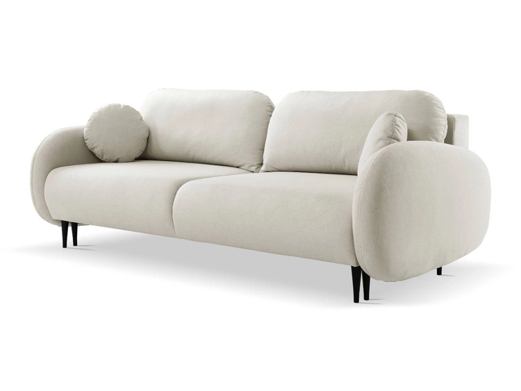 Schlafsofa mit Bettfunktion und Bettkasten Alta Hellgrau