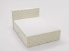 Boxspringbett mit Bettkasten 120x200 Montego Creme