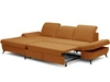 Ecksofa L-Form Links mit Schlaffunktion und Bettkasten Hannover Orange
