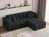 Ecksofa L-Form Rechts Moderne Ecksofa Loopo Schwarz