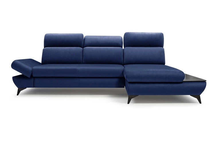 Ecksofa mit Schlaffunktion zanzibar Rechts Marineblau