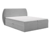 Boxspringbett mit Bettkasten 140x200 Bogota Hellgrau
