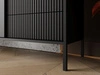Kommode mit Türen und Schubladen 153 cm Sorano Schwarz