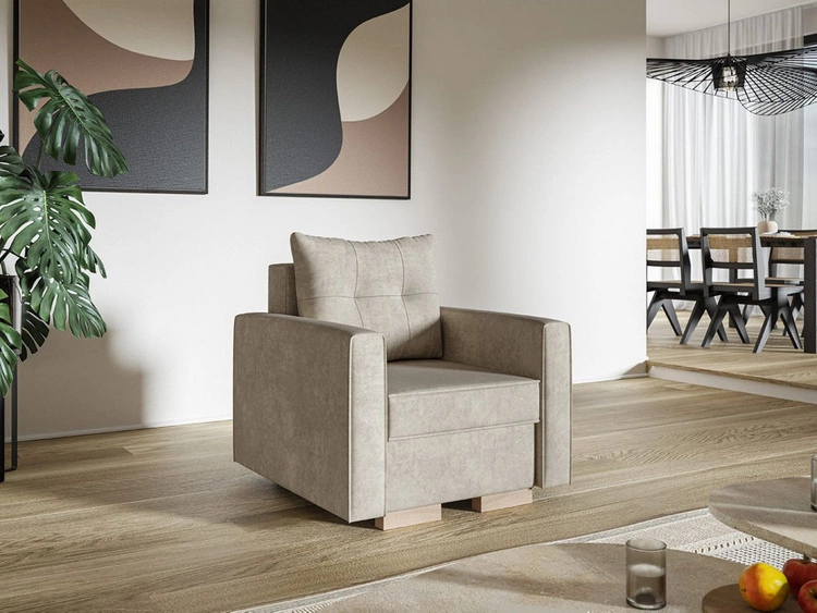 Sessel Pori Beige