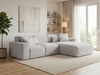 Ecksofa L-Form Rechts Moderne Ecksofa Leni Grau