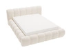 Polsterbett mit Bettkasten und Lattenrost 120x200 Doria Creme