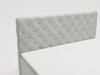 Boxspringbett mit Bettkasten 140x200 Lunaris Hellgrau