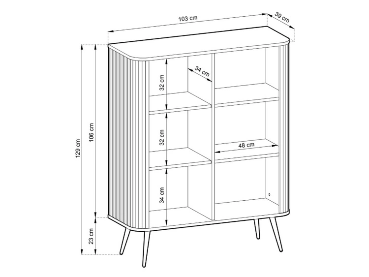 Möbelset Viva Schwarz
